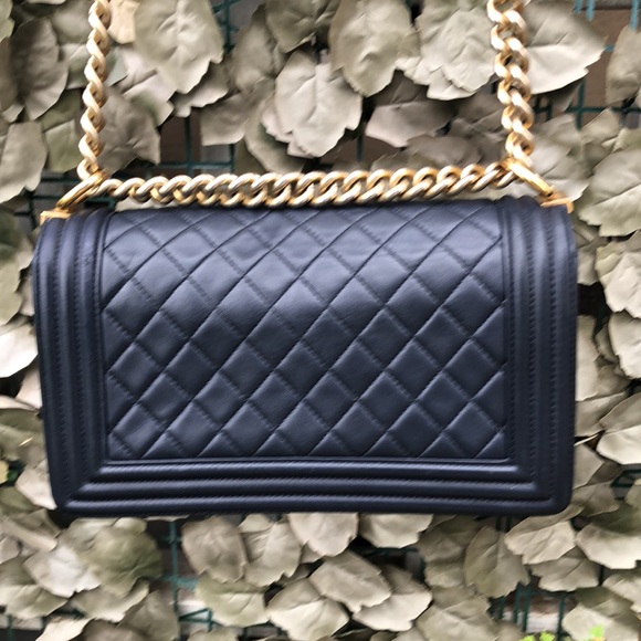 💎✨ celebrity ✨💎 Chanel boy bag quilted 25 crossbody - Picture 4 of 16